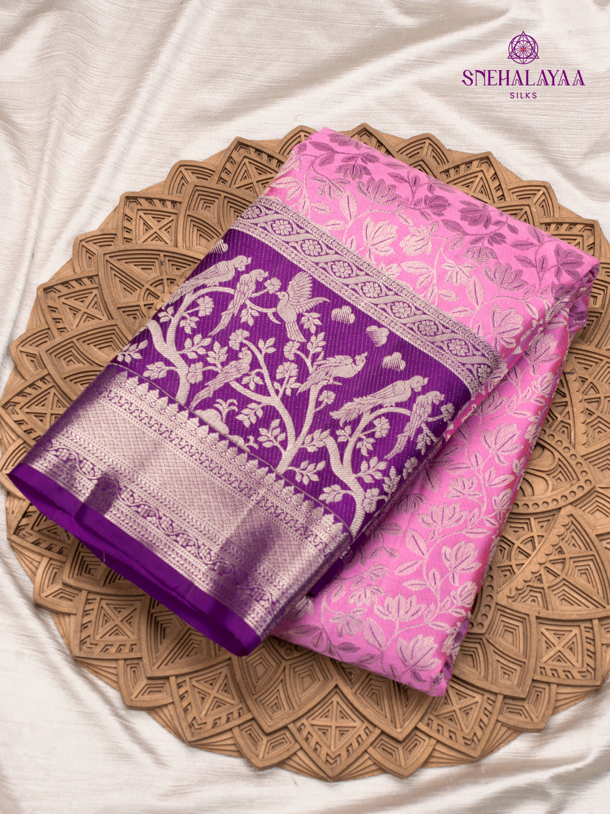Pink Kanjivaram Silk Saree